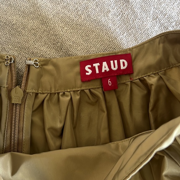 Staud Set. Gigi Top and Bendetta skirt. Color Khaki. - Picture 7 of 9